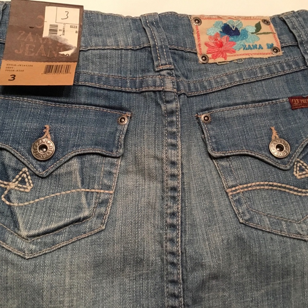 Brand New Zana Di Jean Mini Skirt Size 3 - Picture 7 of 8